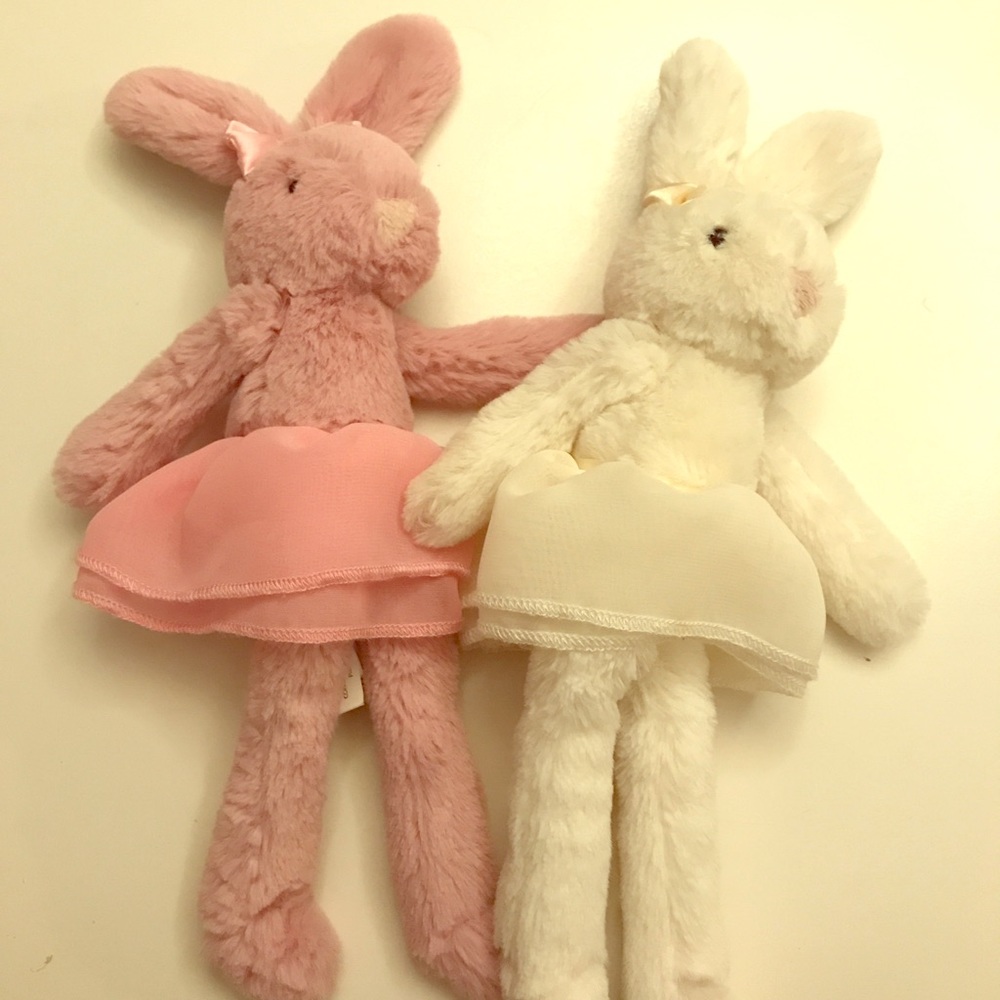 Jellycat small ballerina bunny set of 2. Like new!